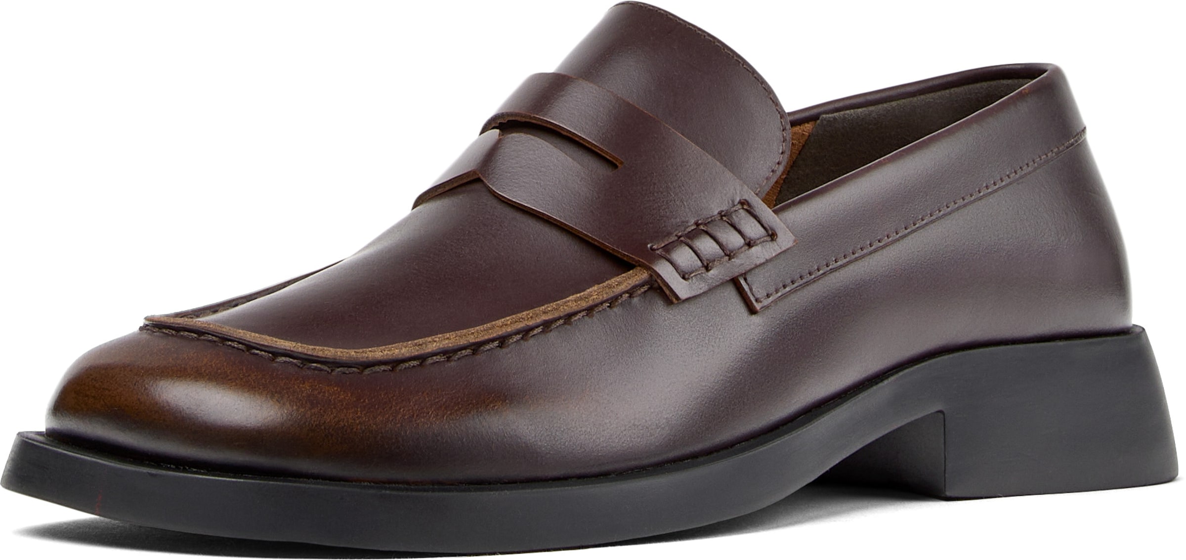 CAMPER - Mocasines ' Donna Twins ' en marrón: frente