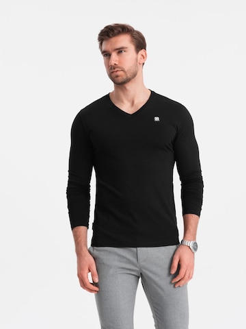 Ombre Shirt‌‌‌‌‌ in Schwarz