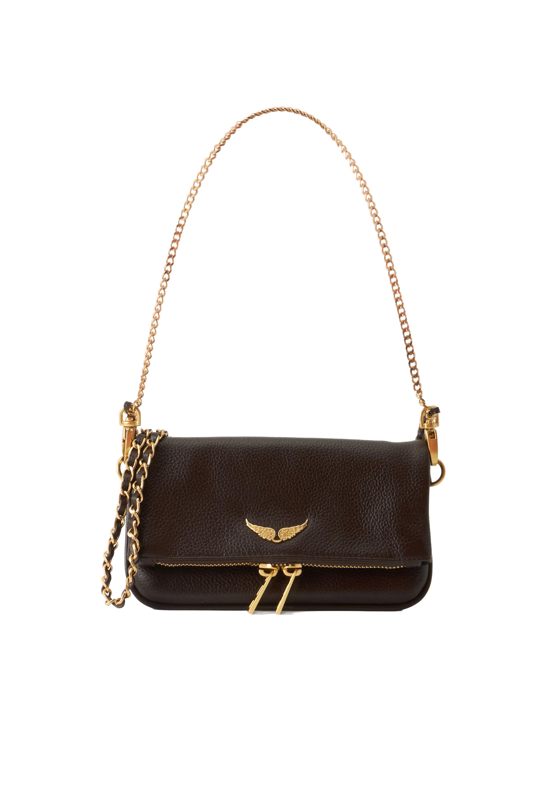 Zadig & Voltaire Crossbody bag 'ROCK' in Brown: front
