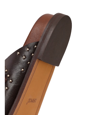 Mule Derimod en marron