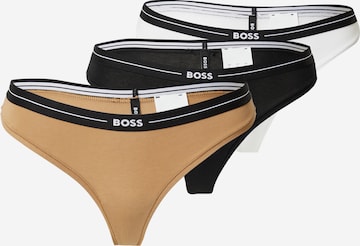 BOSS Tanga – hnědá: přední strana