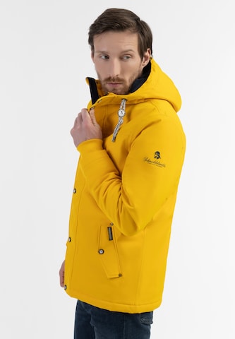 Veste fonctionnelle 'Yepa' Schmuddelwedda en jaune