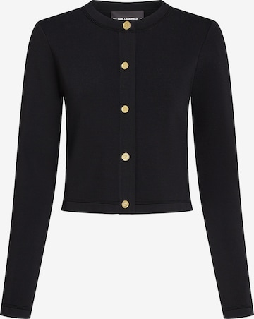 Cardigan Karl Lagerfeld en noir : devant