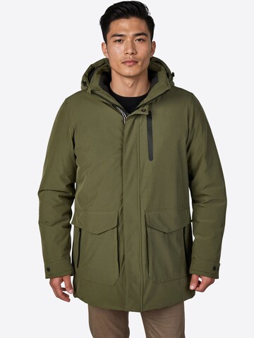 PIERRE CARDIN Winterjas in Groen: voorkant