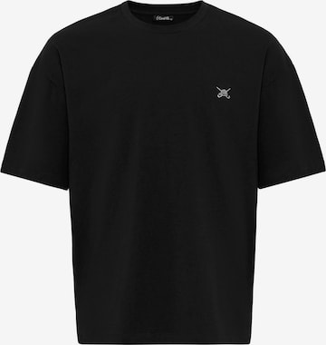 T-Shirt Cool Hill en noir : devant