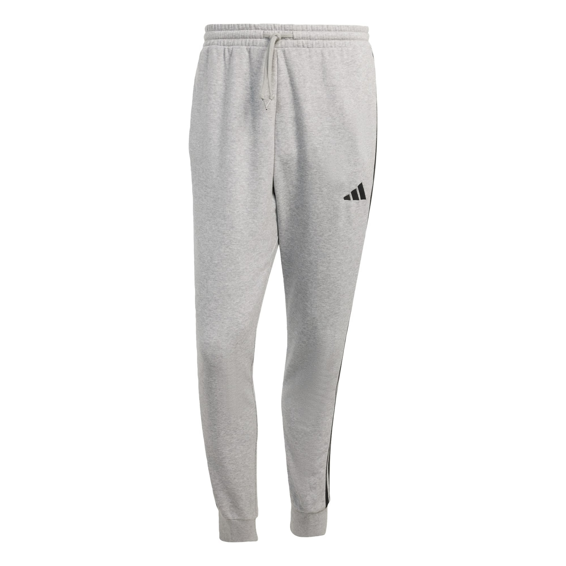 ADIDAS SPORTSWEAR Tapered Sportbyxa 'Essentials' i grå: framsida