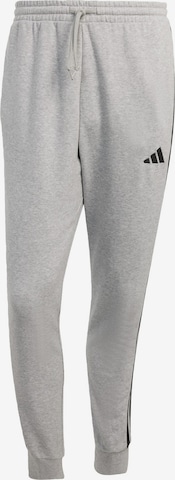 ADIDAS SPORTSWEAR Tapered Housut 'Essentials' värissä harmaa: etupuoli