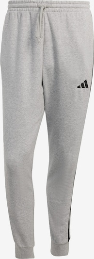 ADIDAS SPORTSWEAR Urheiluhousut 'Essentials' värissä harmaa / musta, Tuotenäkymä