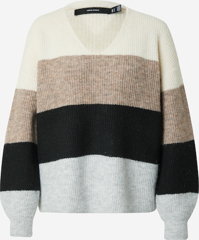 VERO MODA Свитер 'Esma' в Бежевый / Темно-бежевый / Светло-синий / Черный, Обзор товара