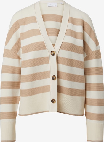 COMMA Gebreid vest in Beige: voorkant