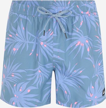 QUIKSILVER Zwemshorts 'MIX VOLLEY 15' in Blauw: voorkant