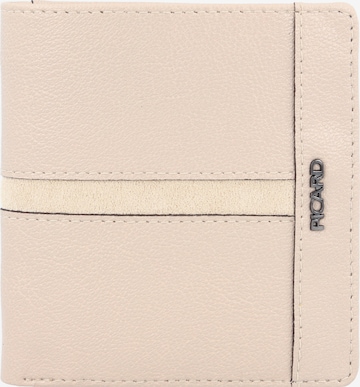 Picard Wallet in Beige: front