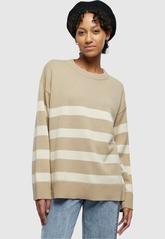 Pull-over Urban Classics en beige : devant