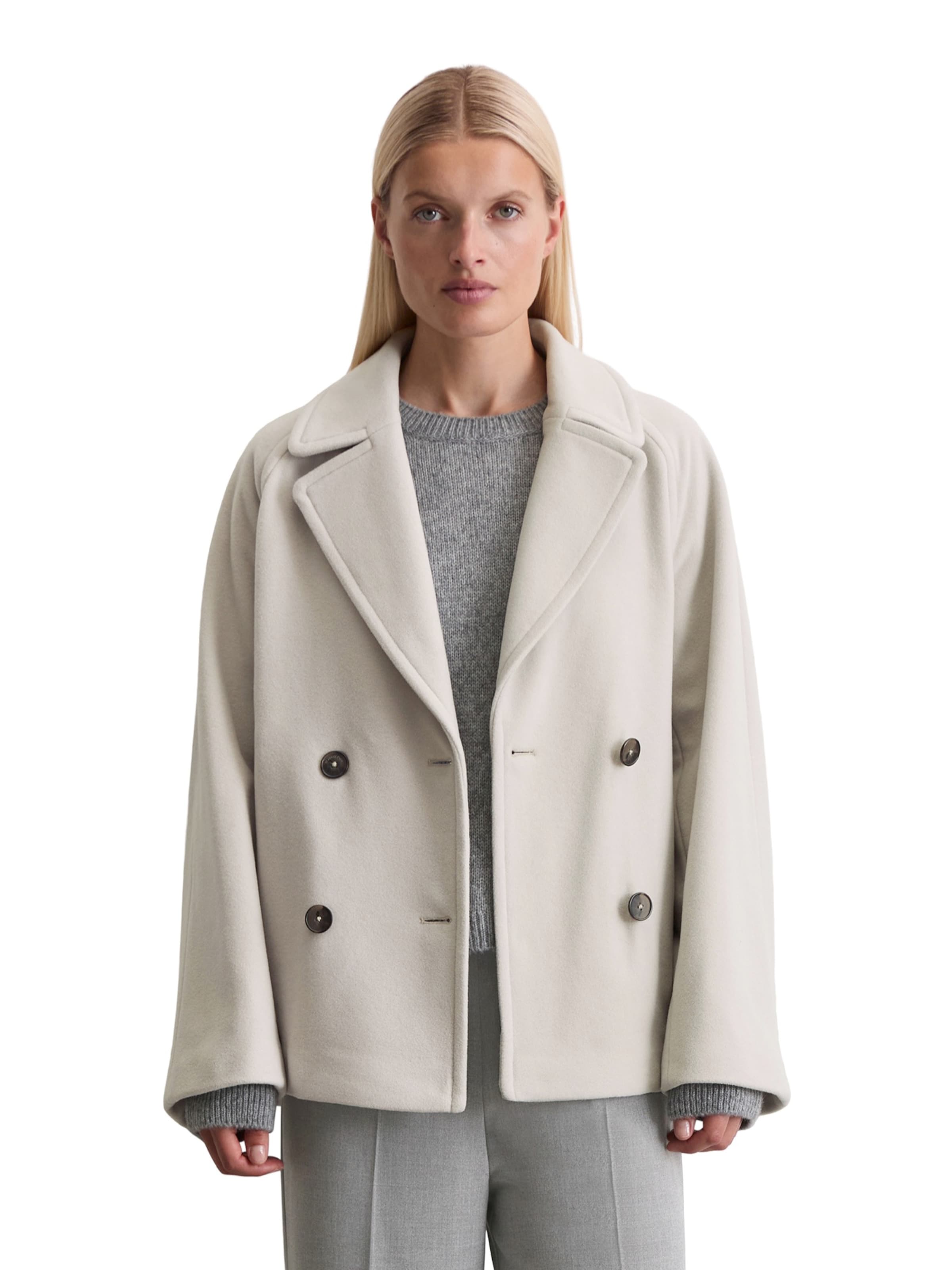 Marc O'Polo Between-Season Jacket in White: front