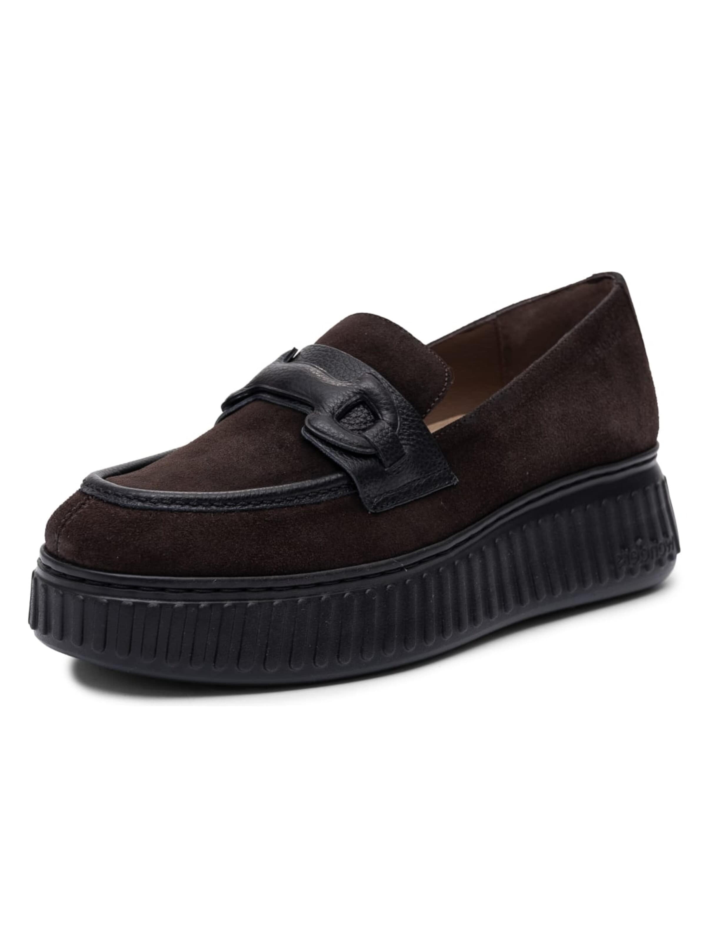 Wonders Classic Flats 'A-5203-Charme' in Brown: front