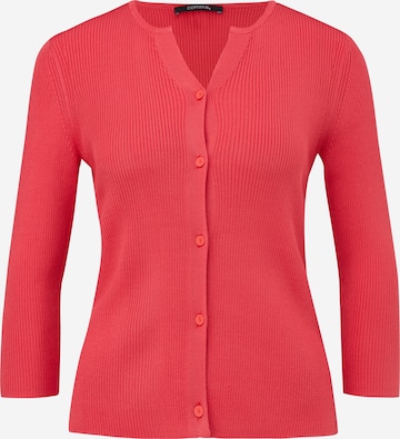 COMMA Gebreid vest in Rood: voorkant