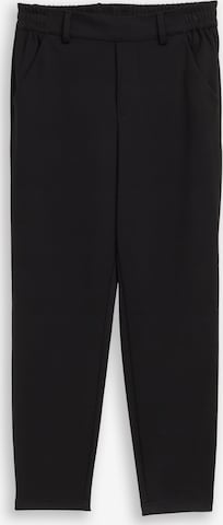 TOM TAILOR DENIM Конический (Tapered) Штаны в Черный: спереди