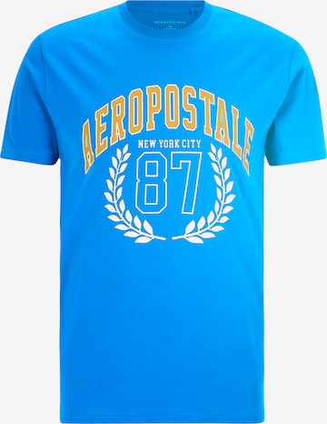 T-Shirt AÉROPOSTALE en bleu : devant