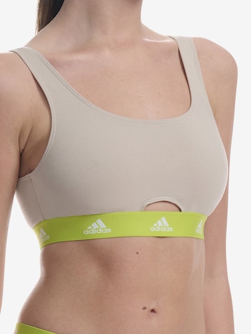 ADIDAS SPORTSWEAR Bralette Bra ' SCOOP BRALETTE ' in Beige