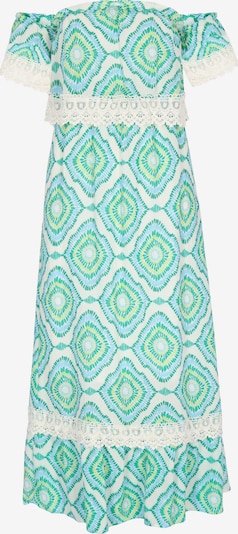 IZIA Kleid 'Festival' in schilf / jade / weiß, Produktansicht