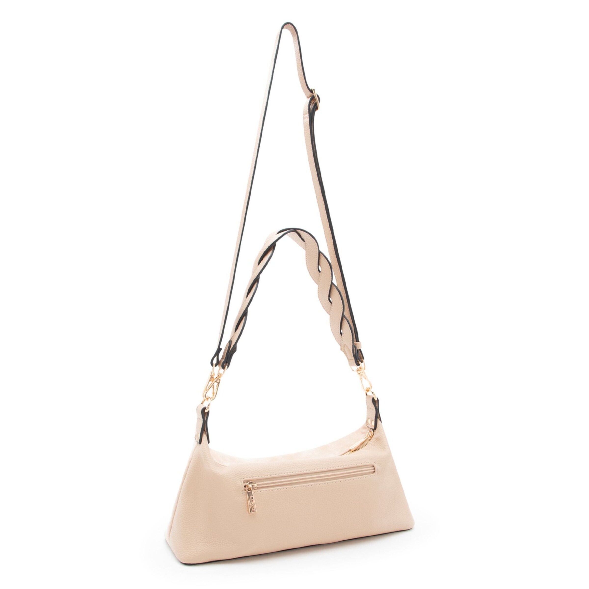 Borsa a spalla 'Resi ' di L.CREDI in beige