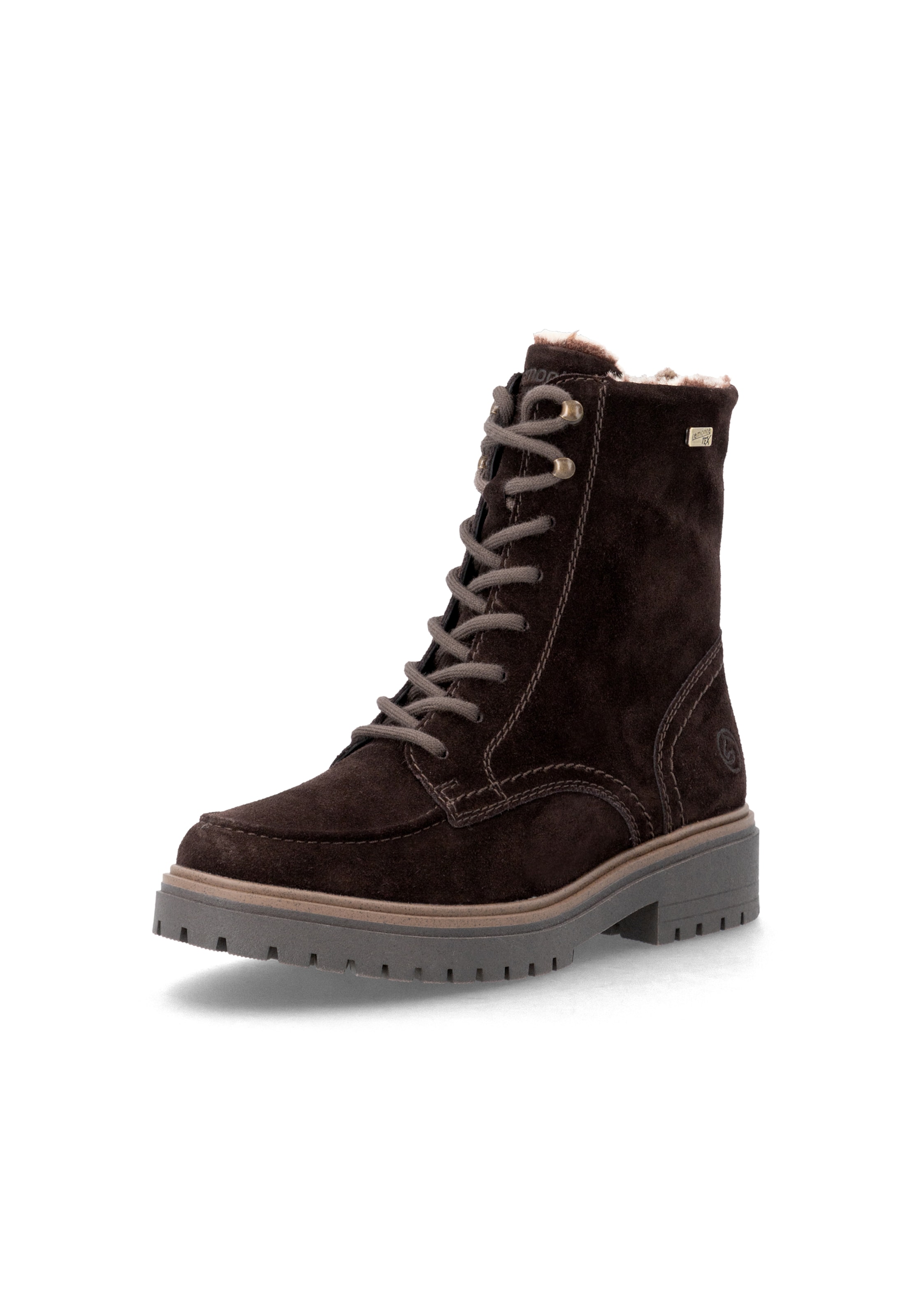 Bottes à lacets ' D4B70 ' REMONTE en marron : devant