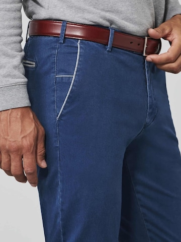 MEYER Regular Chino Pants 'New York' in Blue