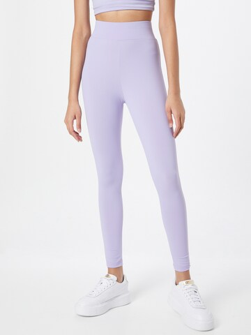 Urban Classics Skinny Leggings in Lila: voorkant