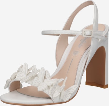 BUFFALO Sandals 'Carla' in White: front
