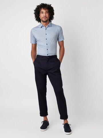 DESOTO Slim fit Overhemd in Blauw