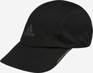juoda ADIDAS PERFORMANCE Sportinė kepurė 'Run Mesh': priekis