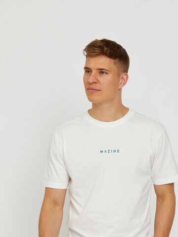 mazine Shirt ' Logo T ' in White: front