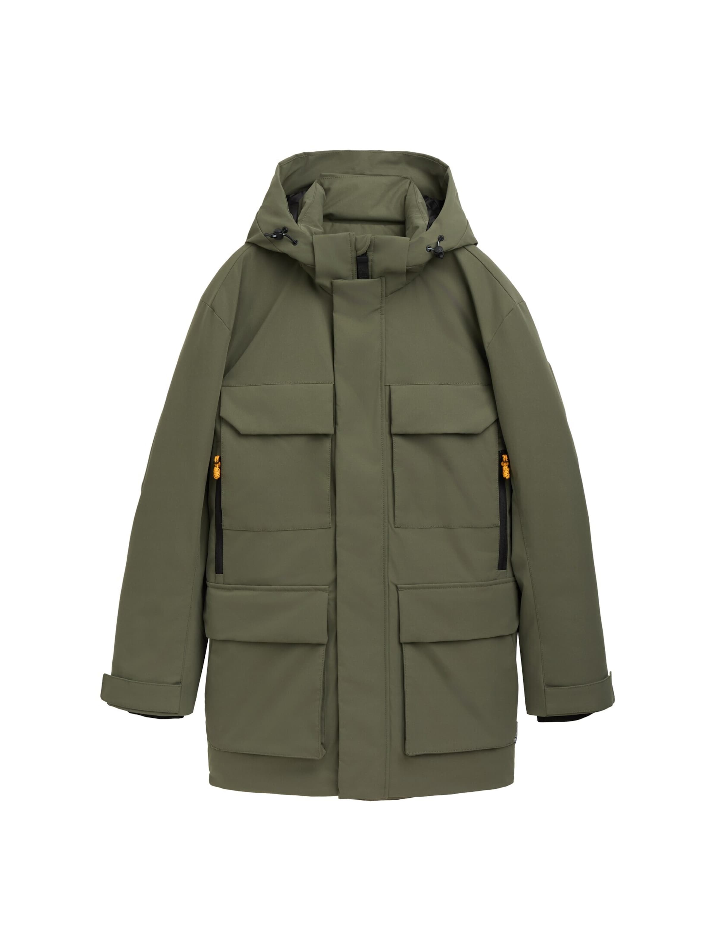 Manteau d’hiver TOM TAILOR DENIM en vert : devant