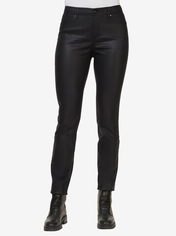 Rick Cardona by heine Slim fit Trousers in Black: front