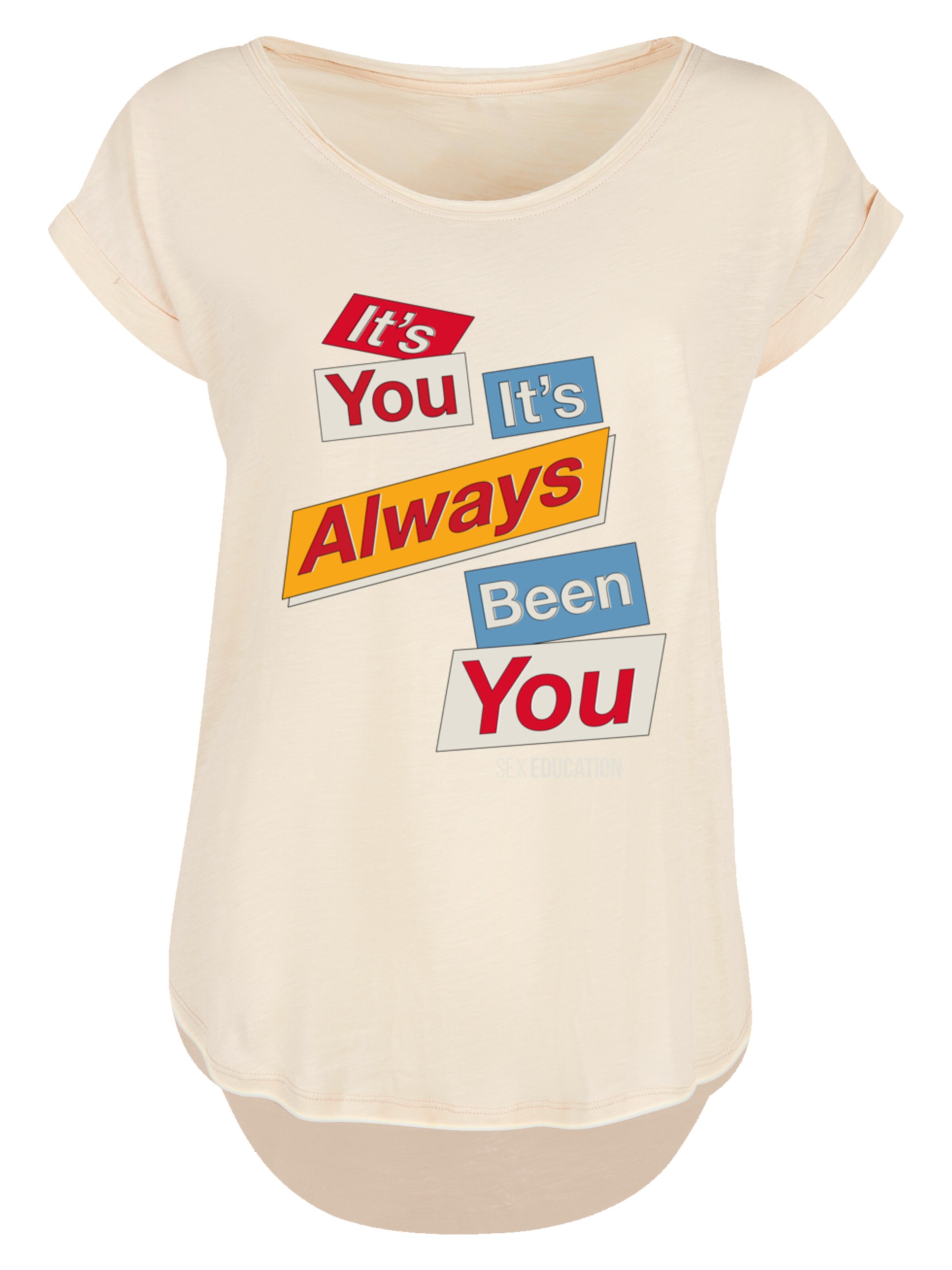 T-shirt 'Sex Education It Always Been You Netflix TV Series' F4NT4STIC en beige : devant