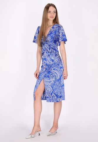 DreiMaster Klassik Jurk in Blauw: voorkant