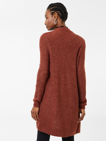 VERO MODA Knit Cardigan 'Jaca' in Brown