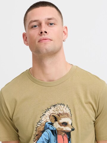 BLEND - Camiseta en marrón