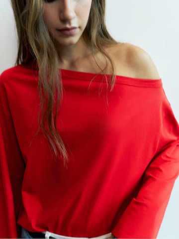 Pull&Bear Póló - piros