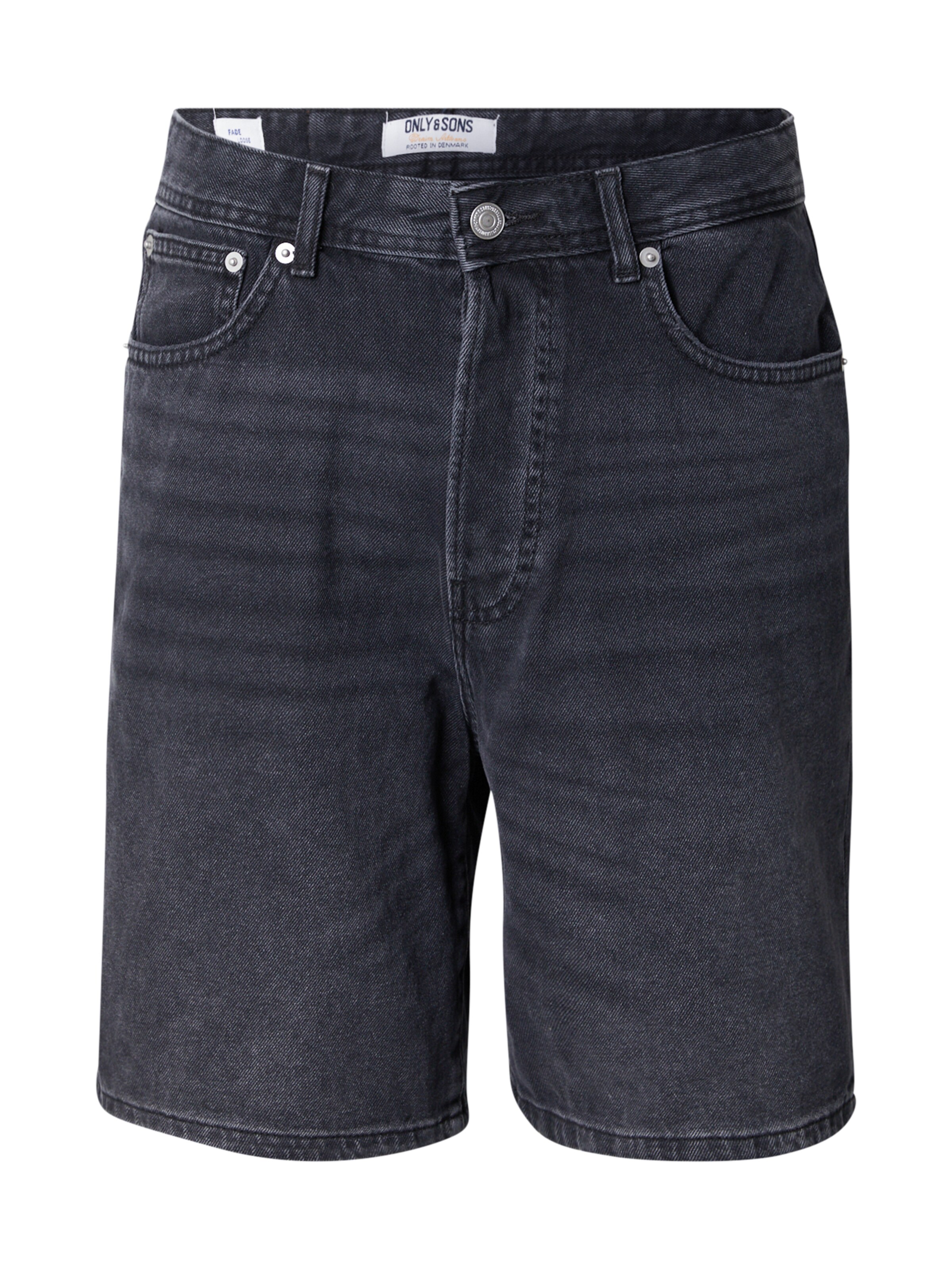 Only & Sons - Loosefit Vaquero 'ONSFADE' en negro: frente