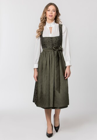 STOCKERPOINT Dirndl in Grün: Vorderseite
