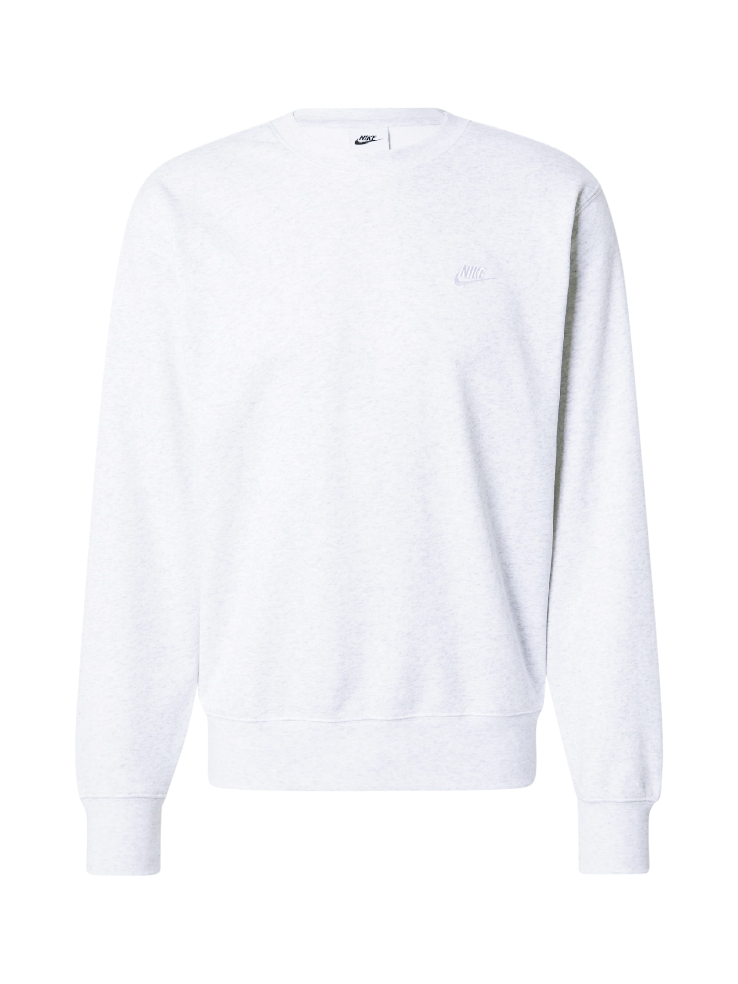 Nike Sportswear Μπλούζα φούτερ 'Club Fleece' σε λευκό: μπροστά