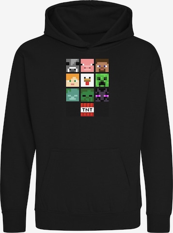 Minecraft Sweatshirt in Black: front