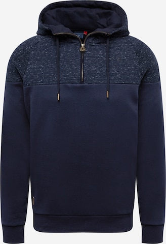 Ragwear Sweatshirt 'DEAAN' in Blue: front