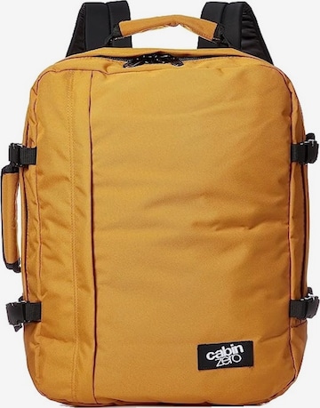 cabin zer Rucksack 'Zaino' in Gelb: Vorderseite