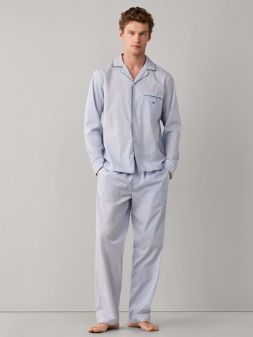 Pyjama long Hackett London en gris : devant