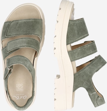 ARA Strap Sandals in Green