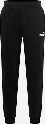 PUMA - Pantalón deportivo en negro: frente