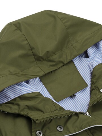 YOUTHUP Between-Seasons Coat 'Schwebe' in Green