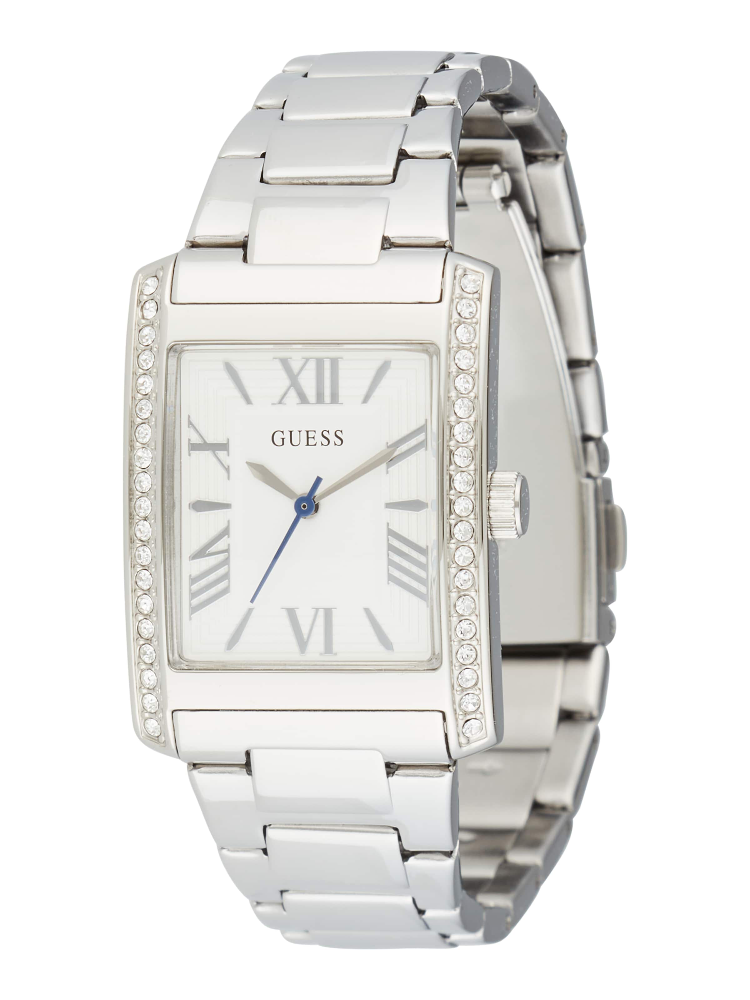 GUESS Analogt ur 'BONNIE' i sølv: forside